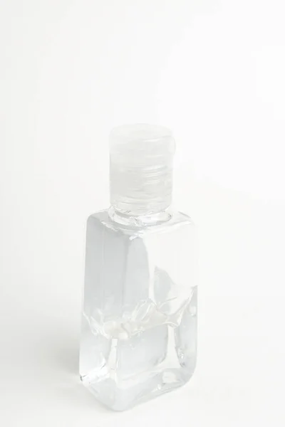 Een Product Shot Van Een Generieke Zakformaat Transparante Hand Sanitizer — Stockfoto
