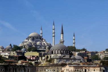 Rüstem Paşa Camii'nin panoramik manzarası