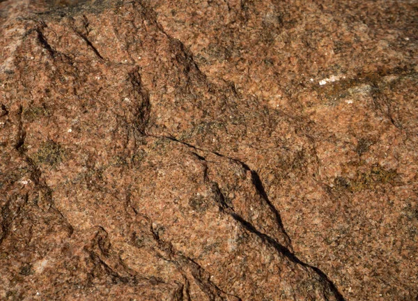 Тло Натурального Каменю Знімок Гранітного Боулдері Латиниця Гранум Зерно Видимі — стокове фото