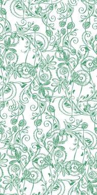 bukleler ile çiçek deseni vektör kroki