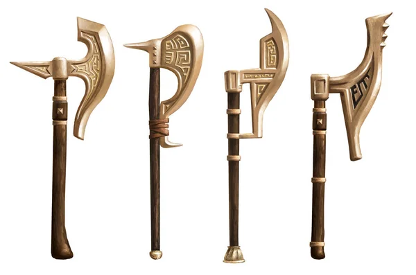 Ortaçağ savaş baltaları. Koleksiyon