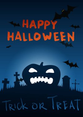 Mutlu Cadılar Bayramı tebrik kartı