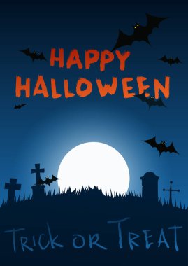 Mutlu Cadılar Bayramı tebrik kartı