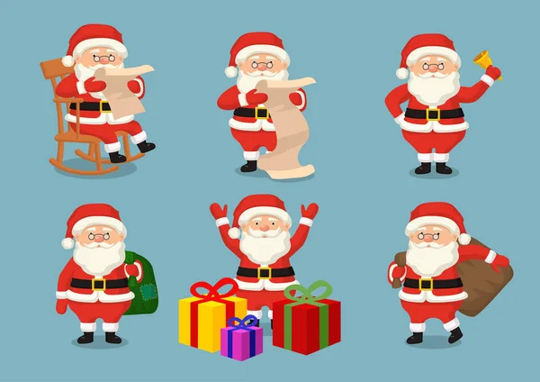 Mutlu Noeller Vektör seti. Renkli