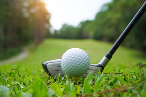 Golf Labda Golf Klub Gyönyörű Golfpálya Thaiföldön Gyűjteménye Golf Berendezések — Stock Fotó