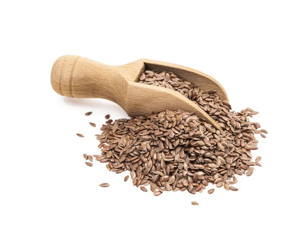 Linseeds ile Kepçe — Stok fotoğraf