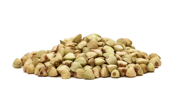 Pile of green buckwheat — Stock Photo, Image