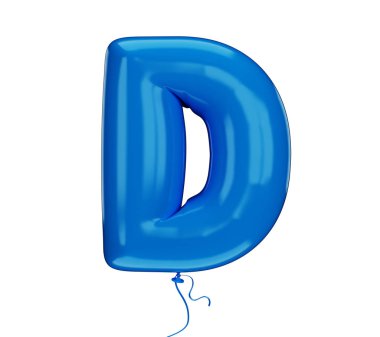 Mavi renk dokulu dokulu dokulu dokulu d. Beyaz arka plan üzerinde şişme balondan yapılmıştır. İzole, 3d render