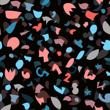 Terrazzo rasgele noktalar dikişsiz desen. 