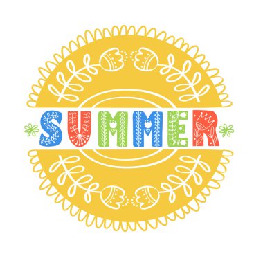 Yaz İskandinav halk etnik tarzı