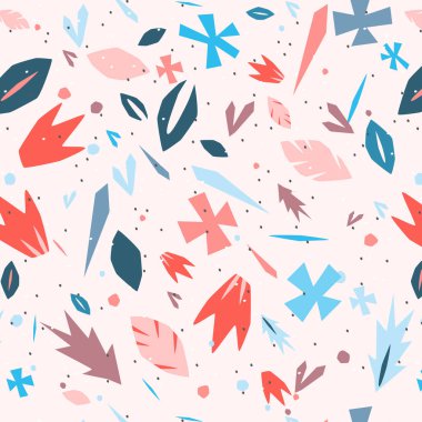 Rastgele çiçek dikişsiz desen. 