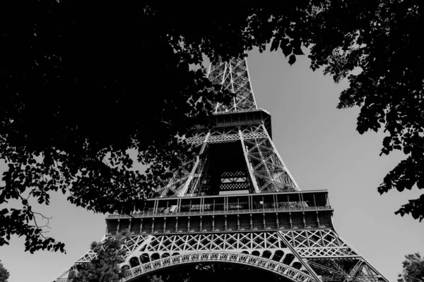 Very Cool Picture Eiffel Tower Black White Tower — Stock Photo, Image