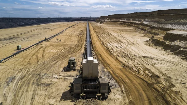 ReinischeS Braunkohlerevier nahe Hambacher Forst — Foto Stock