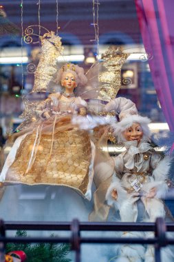 Kuklalar ile Noel vitrin