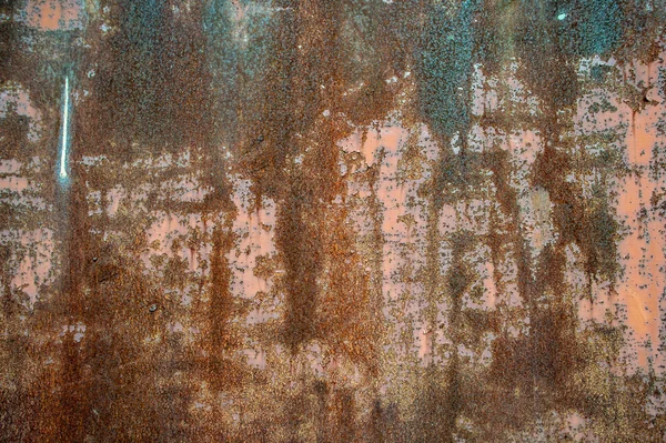 生锈的墙壁背景图像 — 图库照片