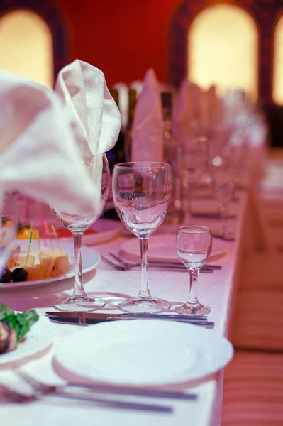 Buffet de bodas, servicio de mesa — Foto de Stock