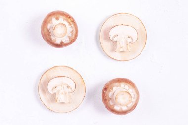 Kahverengi şampiyonlar, açık arkaplanda tahta bir ayakta