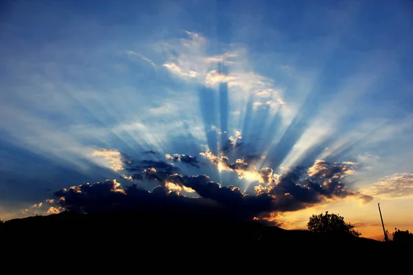 Sunset Mount Olympus Clouds — Stock Photo, Image