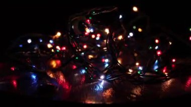 Yanıp sönen Noel ışıkları 