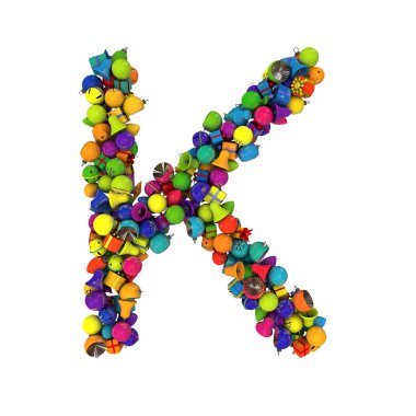 Noel süslerinden mektuplar, K harfi.