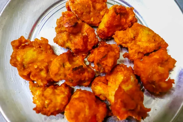 Κοτόπουλο Pokora Νόστιμο Tiffin Τροφίμων Σνακ Που Χρησιμοποιούνται Από Foody — Φωτογραφία Αρχείου