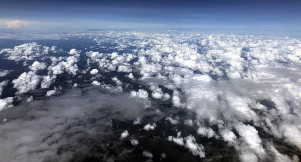 Chmury Które Zdjąłem Samolotu — Zdjęcie stockowe