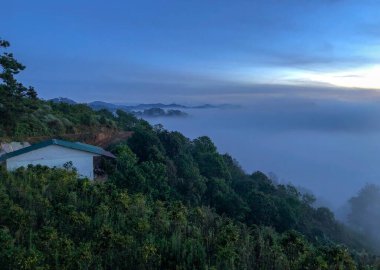 Bulutlu mevsim Da Lat Ormanı platosuna geri döndü.