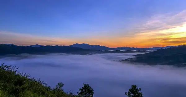 Cloudy Season Returns Lam Dong Lat Plateau — Stock Photo, Image