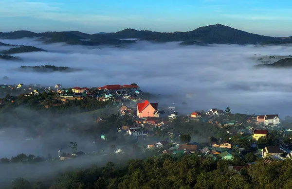 Die Trübe Jahreszeit Kehrt Auf Dem Lam Dong Lat Plateau — Stockfoto