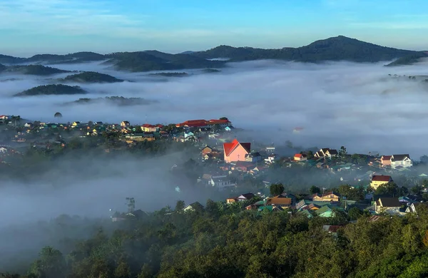 Die Trübe Jahreszeit Kehrt Auf Dem Lam Dong Lat Plateau — Stockfoto