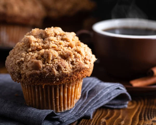 Closeup skořice Muffin — Stock fotografie