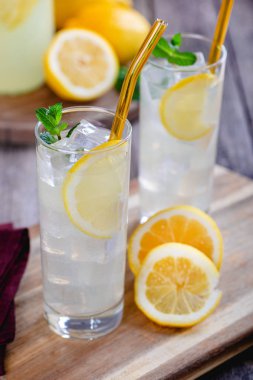 Limon Dilimleri ile Ferahlatıcı Limonata Gözlük