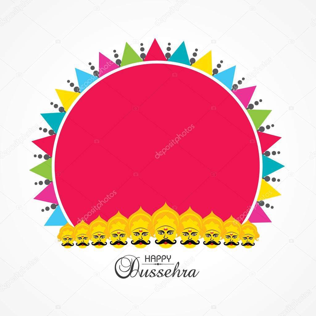 illustration of bow and arrow in Happy Dussehra festival of India background
