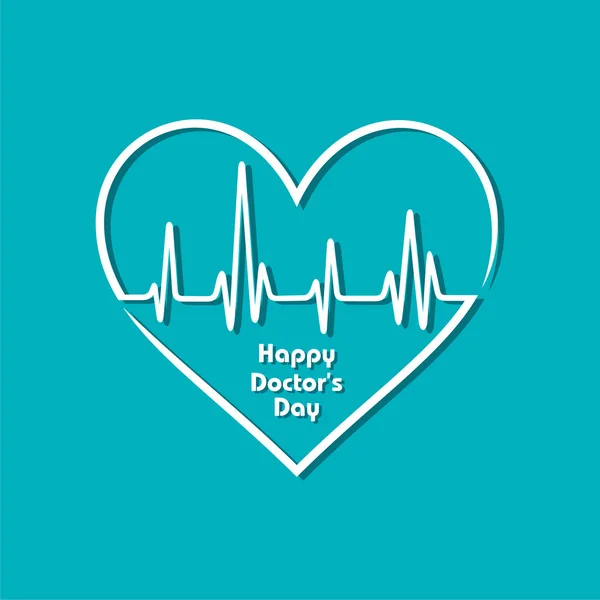 Happy Doctors Day - 1 июля запас вектора — стоковый вектор