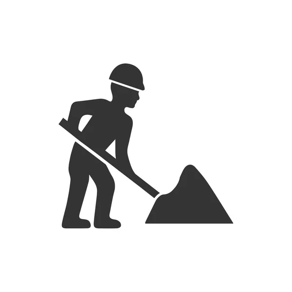 Meticulously Designed Digging Icon — Stock Vector