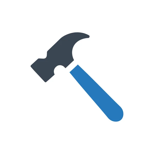 Тщательно Разработанный Hammer Icon — стоковый вектор