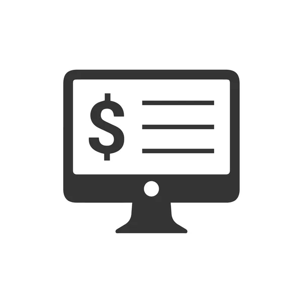 Icono Estado Financiero Meticulosamente Diseñado — Vector de stock