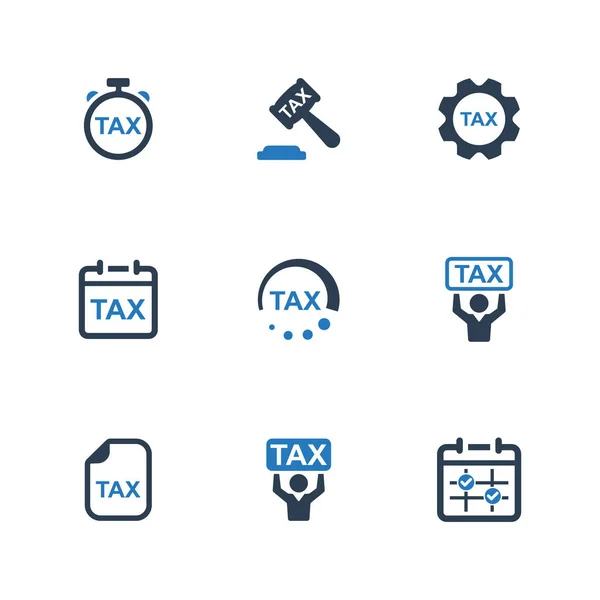 税务服务矢量图标 — 图库矢量图片