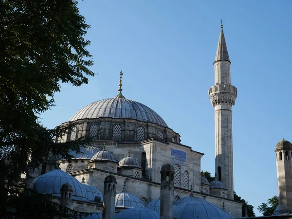 Muslim ancient mosque with minarets in Istanbul