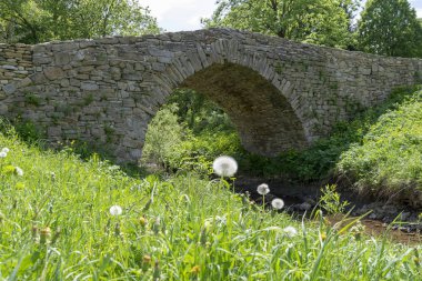 Olchowiec, Beskid Niski, Polonya eski taş köprü