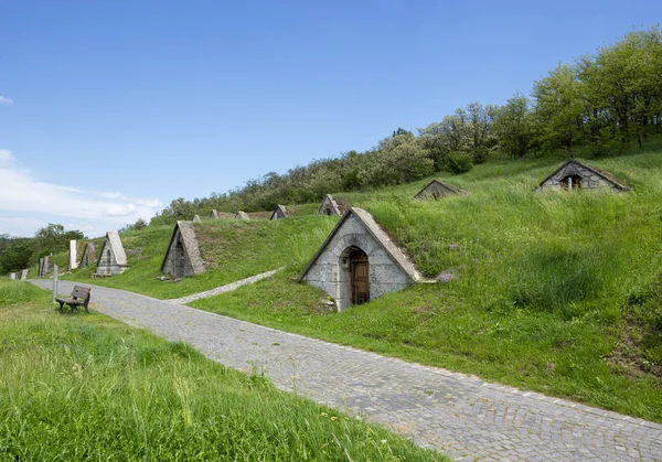 Tokaj vinkällare i Hercegkut — Stockfoto