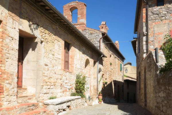 Toskana 'daki tipik İtalyan kasabası, Bagno Vignoni.. — Stok fotoğraf