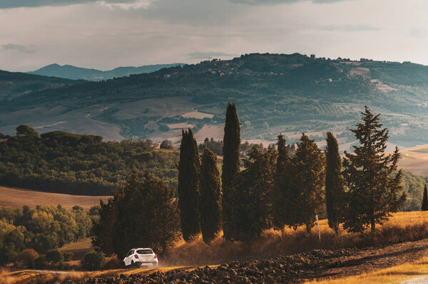 Autumn fall in the Italian land — Stock Image Autumn Fall Italian Land Stock Image