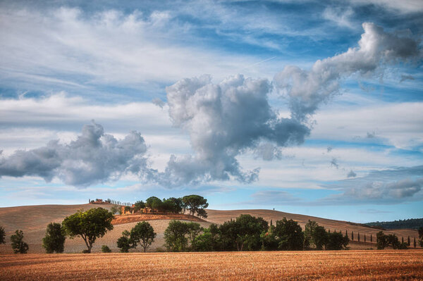 Autumn fall in the Italian land — Stock Image Autumn Fall Italian Land Stock Image