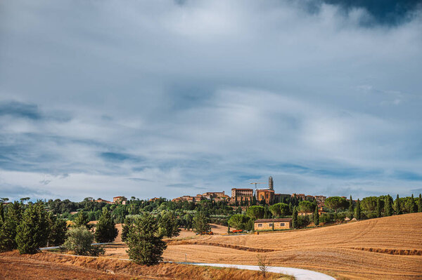 Autumn fall in the Italian land — Stock Image Autumn Fall Italian Land Royalty Free Stock Photos