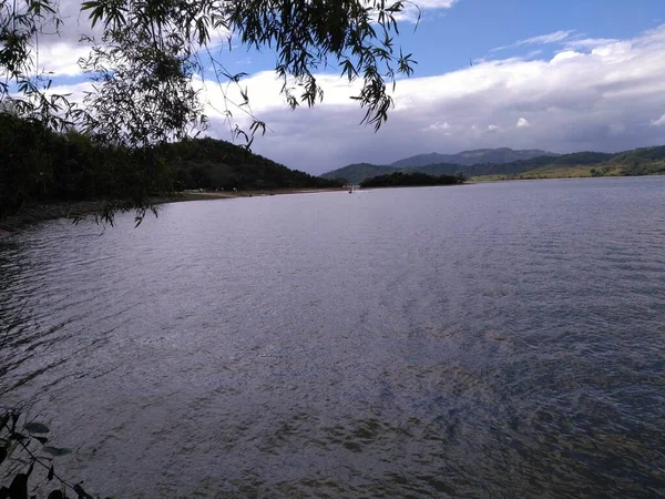 Presa Hatillo Tiempos Sequia — Fotografia de Stock