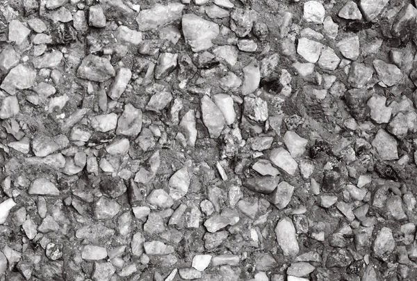 Textura de pared de piedra, piedra gris pequeña — Foto de Stock