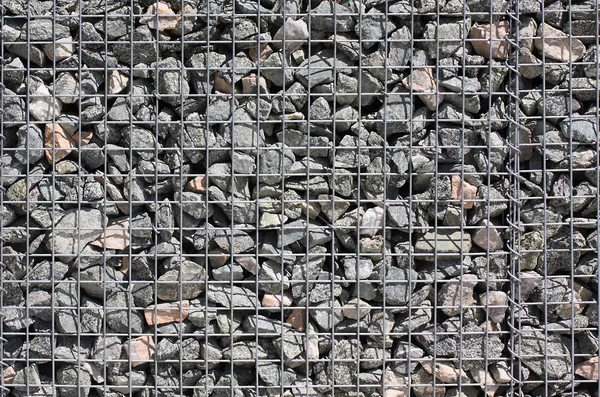 Серый камень щебень фона из многих мелких камней — стоковое фото