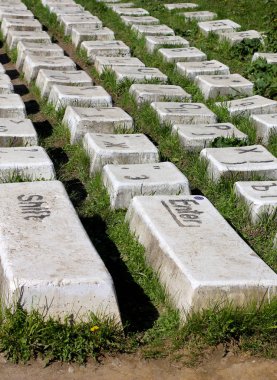 Ekaterinburg, Rusya - 26 Mayıs 2019 Monument Computer klavye Kentsel tasarım