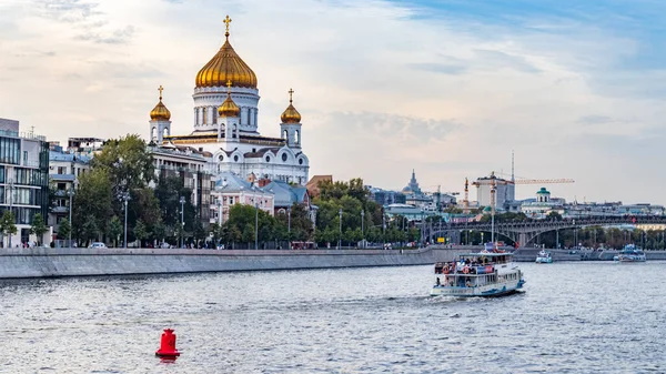 Moskou Balchug Island Omgeving Uitzicht Rivier Moskou Monumenten Het Grondgebied — Stockfoto